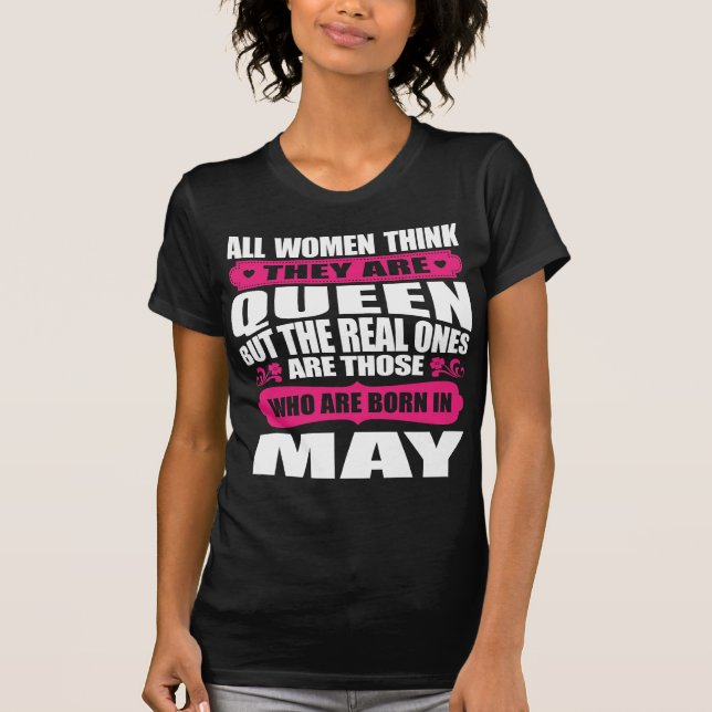 T-shirt Femme d'anniversaire de mai (Devant)