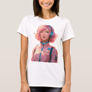 T-shirt Femme dans le style science-fiction