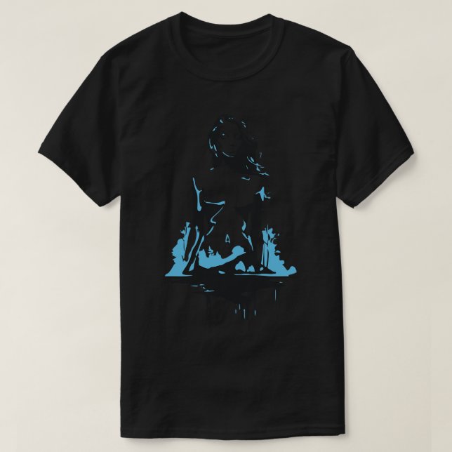 T-shirt femme dans l'eau (Design devant)