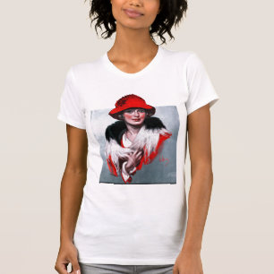 T-shirt Femme dans Red Hat