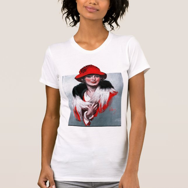 T-shirt Femme dans Red Hat (Devant)