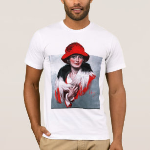 T-shirt Femme dans Red Hat
