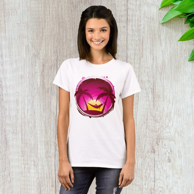 T-shirt Femme Dans Un Hamac (Créateur téléchargé)