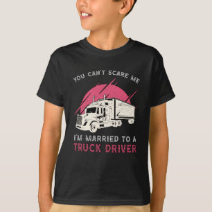 T-shirt Femme de camionneurs Je suis marié à un conducteur