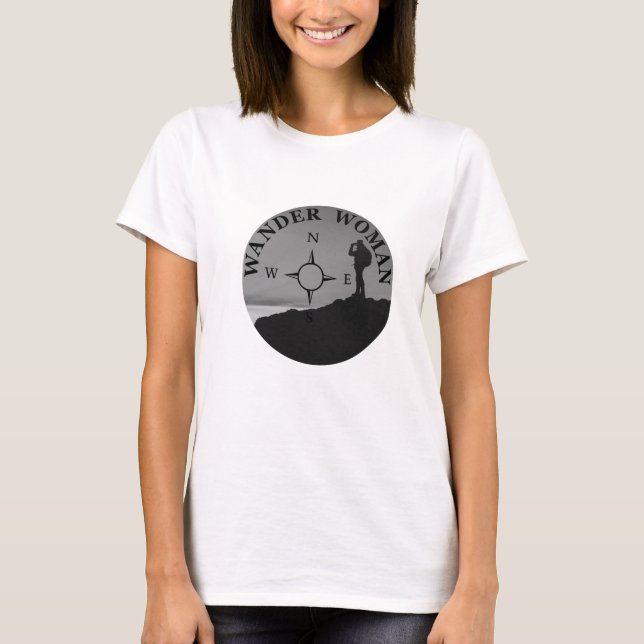 T-shirt Femme de camping de randonnée de randonnée (Devant)