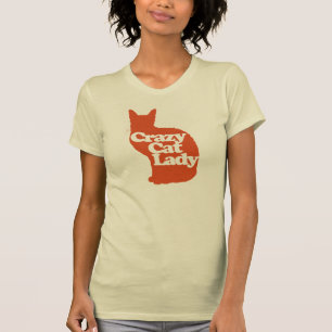 T-shirt Femme de chat folle