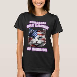 T-shirt Femme De Chat Sans Enfant Pour Kamala