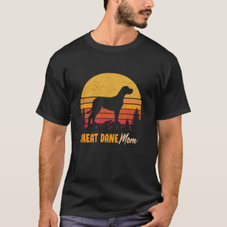 T-shirt Femme de chien rétro Vintage Mama