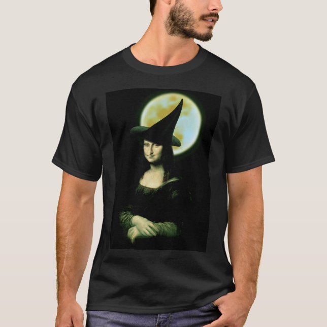 T-shirt Femme de cuisine Mona Lisa Halloween (Devant)