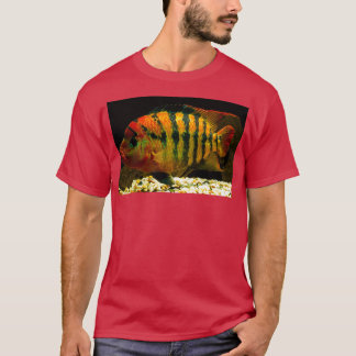 T-shirt Femme de festae Cichlasoma de la terreur rouge