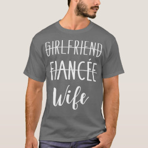T-shirt Femme de fiance de petite amie pour mariage et lun