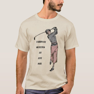 T-shirt Femme de golf vintage Swinning Golf Club URM
