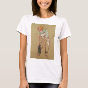 T-shirt Femme de Henri De Toulouse-Lautrec   tirant vers