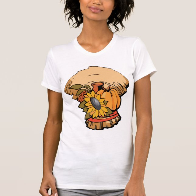 T-shirt femme de la bannière de récolte (Devant)