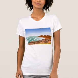 T-shirt femme de la côte rocheuse