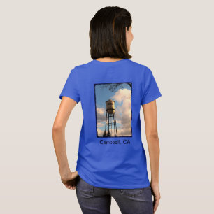 T-shirt femme de la tour d'eau Campbell CA