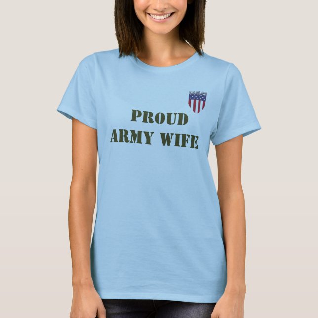 T-SHIRT FEMME DE L'ARMÉE FIÈRE (Devant)