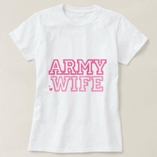 T-shirt Femme de l'armée (rose)