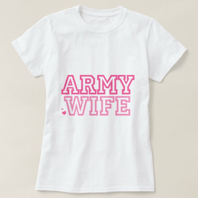T-shirt Femme de l'armée (rose) (Design devant)