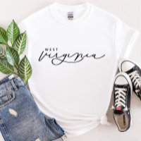 T-shirt femme de l'État de Virginie-Occidentale