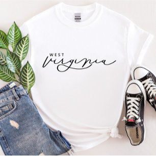 T-shirt femme de l'État de Virginie-Occidentale