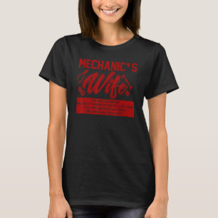 T-shirt Femme de mécanicien de garage Mécanicien automobil