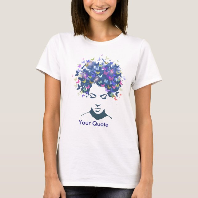 T-shirt Femme de papillon (Devant)