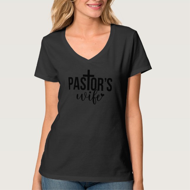 T-shirt Femme de Pasteur Boho Femme de Pasteur Premium (Devant)