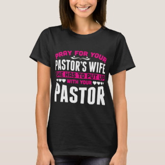 T-shirt Femme De Pasteurs Avec Qui Elle Doit Supporter