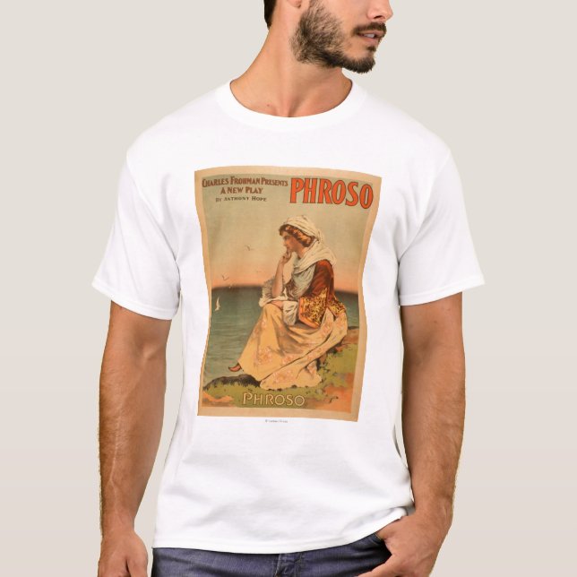T-shirt Femme de Phroso à l'affiche théâtrale de plage (Devant)