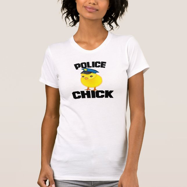 T-shirt Femme de police (Devant)