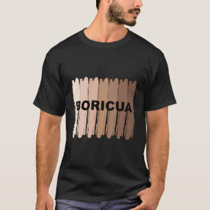 T-shirt Femme de Porto Rico noire Boricua Latina Puerto Ri