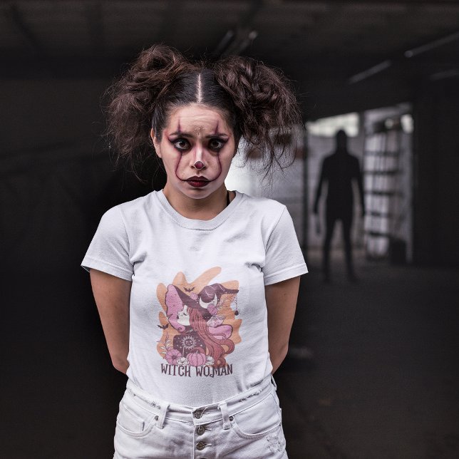 T-shirt Femme de sorcière Halloween famille correspondant (Halloween Family Matching T-Shirt )