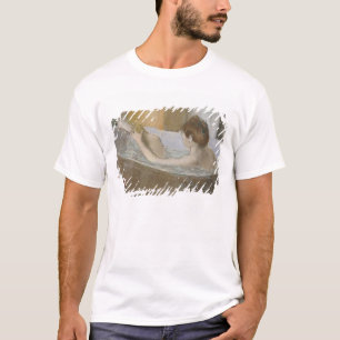 T-shirt Femme d'Edgar Degas   à son Bath, épongeant sa