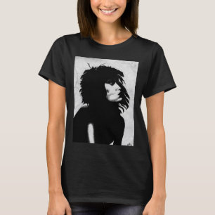 T-shirt Femme déesse gothique Portrait Iconique Art de mod