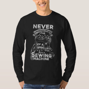 T-shirt Femme d'égout Seamstress Filles Quilter Machine à