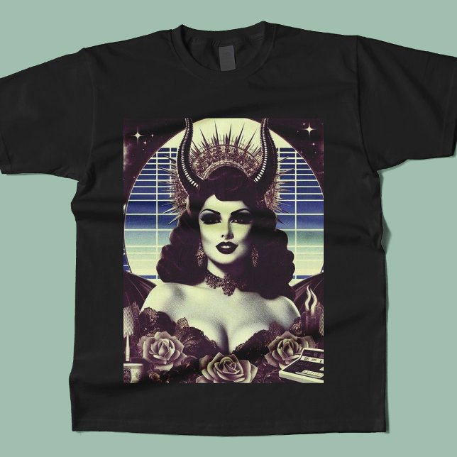 T-shirt Femme démunie de la Rétrovague (Créateur téléchargé)