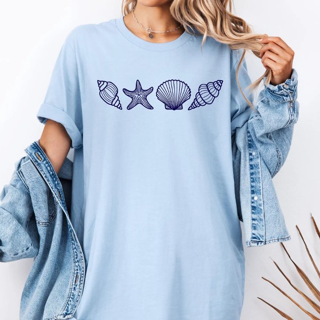 T-shirt Femme d'été Coquillage de Mer (Créateur téléchargé)