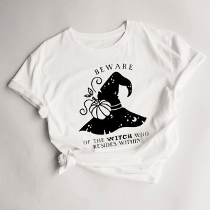 T-shirt femme d'Halloween Méfiez-vous de la sorciè