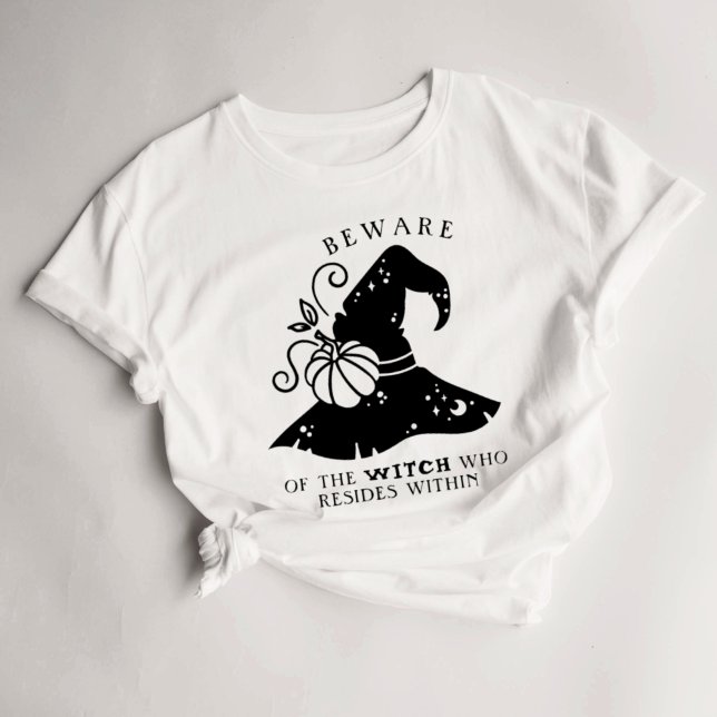 T-shirt femme d'Halloween Méfiez-vous de la sorciè (Créateur téléchargé)