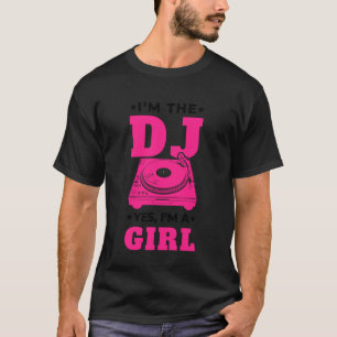 T-shirt Femme DJ Platine Rave Techno House Musique Disque