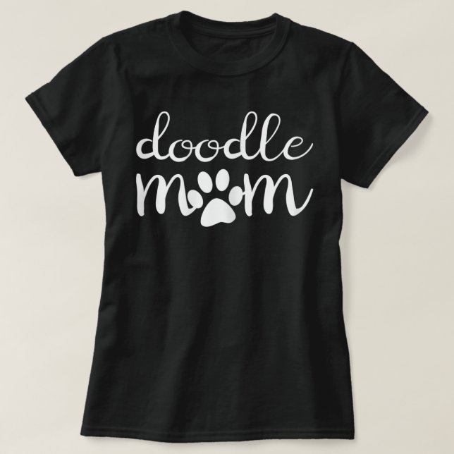 T-shirt Femme Doodle Maman Goldendoodle Dog Drôle Mère de  (Design devant)