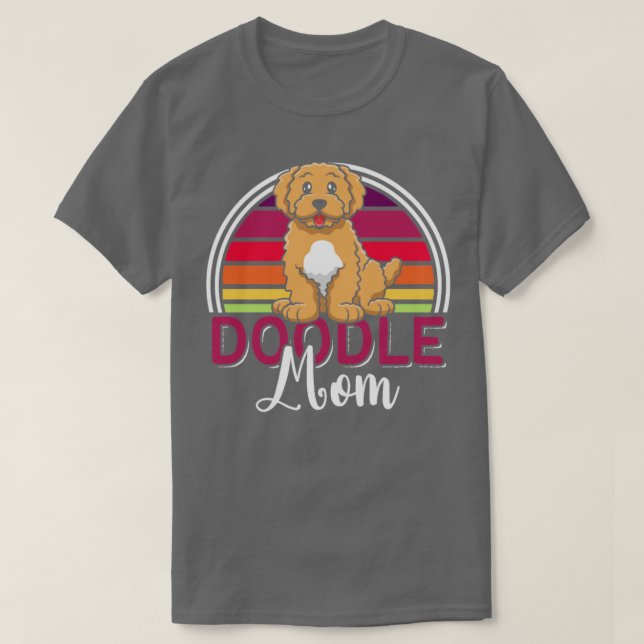 T-shirt Femme Doodle Maman Labradoodle Goldendoodle 10 (Design devant)