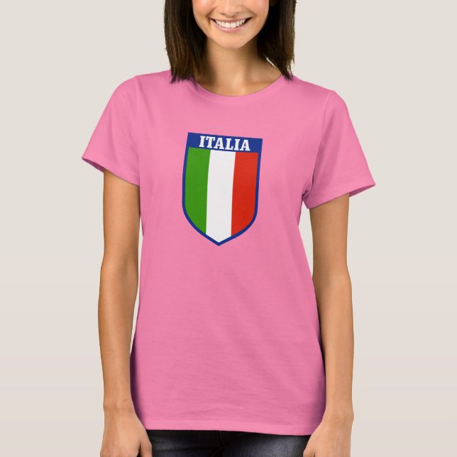 T-shirt femme drapeau italien (Devant)
