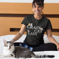 Femme Drôle Crazy Cat Lady