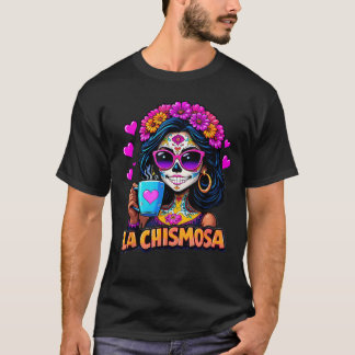 T-shirt Femme drôle de loterie mexicaine La Chismosa Fiest