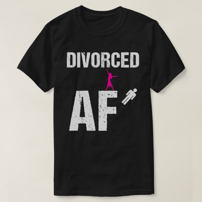 T-shirt Femme Drôle Divorce Chemise Divorce Parti Sarcasti (Design devant)