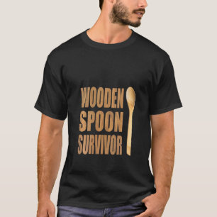 T-shirt Femme Drôle J'Ai Survécu À La Cuillère En Bois Sp