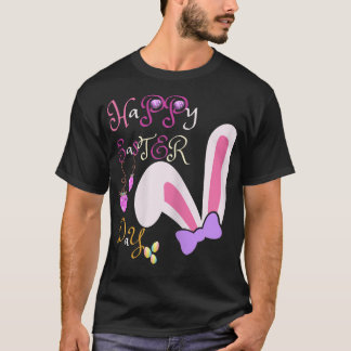 T-shirt Femme Drôle Lapin Lapin Face CITE Joyeux Pâques