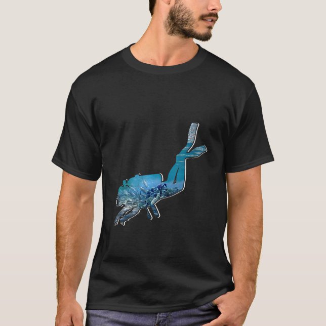 T-shirt Femme Drôle Plongée Plongée Plongée Plongée Plongé (Devant)